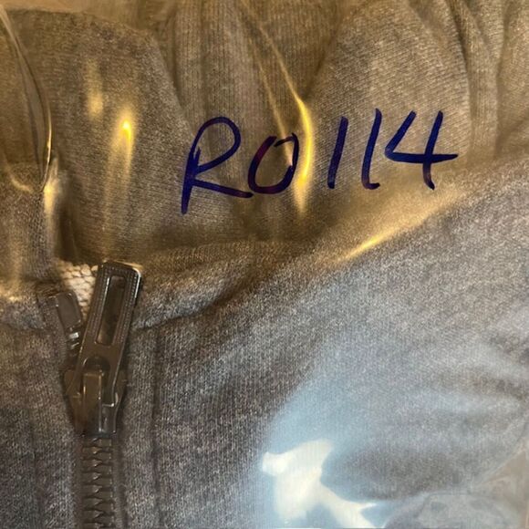 Adidas Climalite Women's Zipper Hoodie Charcoal with Pink Logo Size Small - Picture 8 of 8